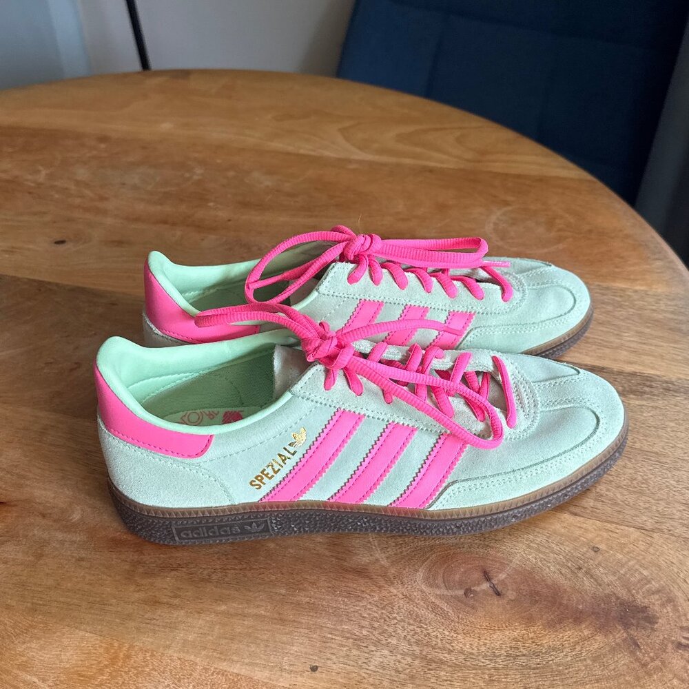 Adidas Handball Spezial Semi Green Spark, Lucid Pink & Gum